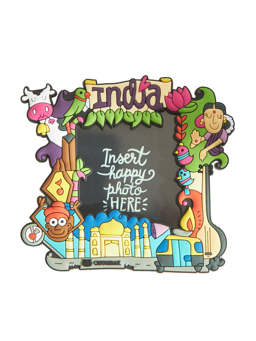 Chumbak Green & Black Magnetic Photo Frame