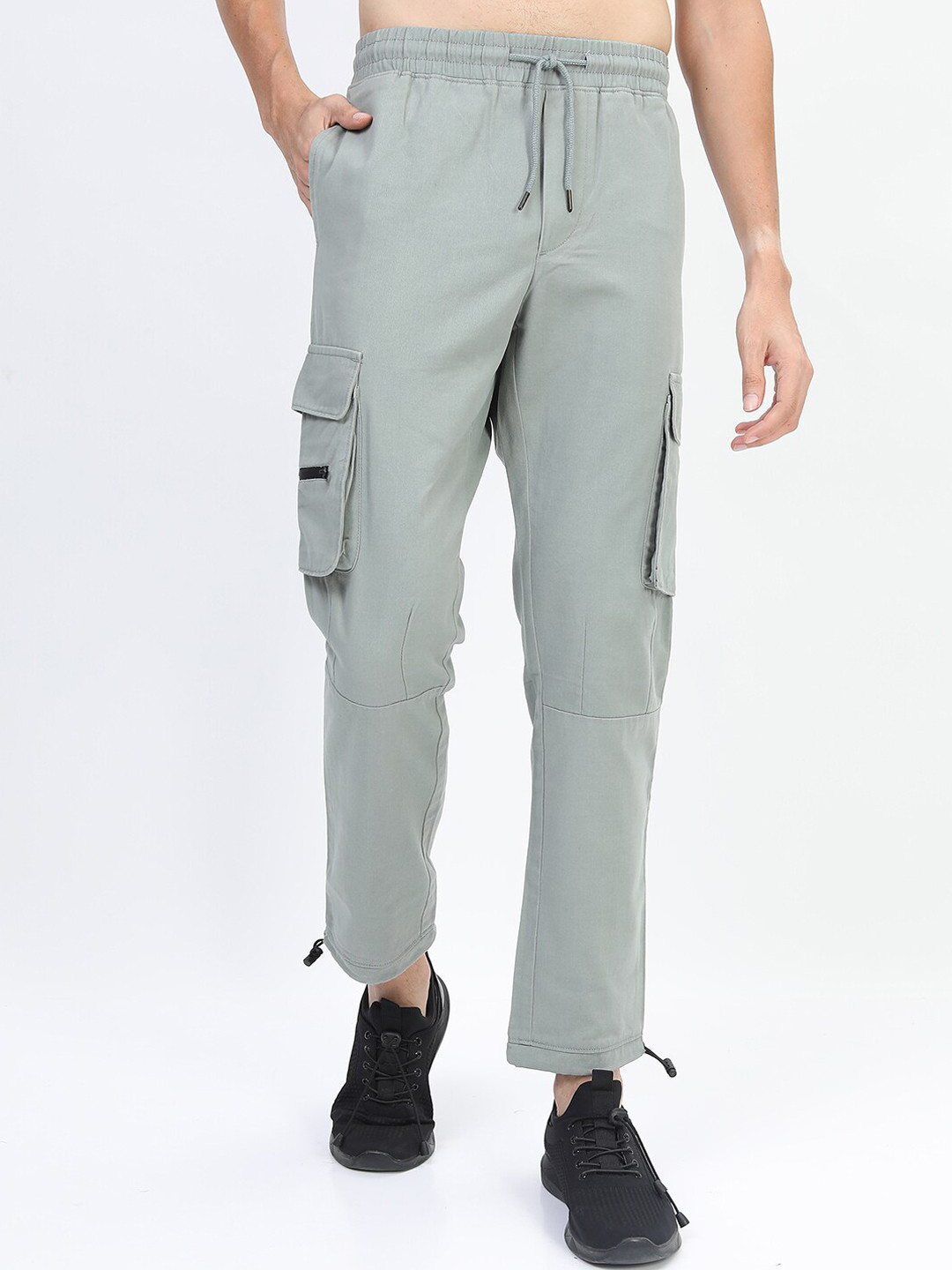 HIGHLANDER Men Chinos Cargo Pocket Trouser