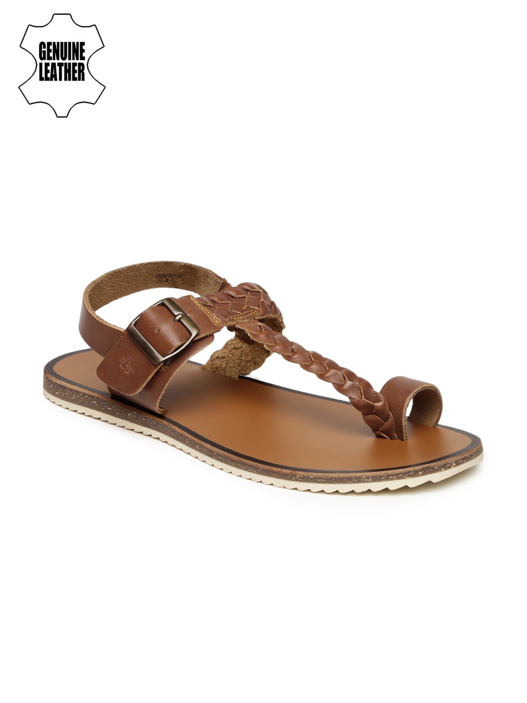 arrow leather chappals