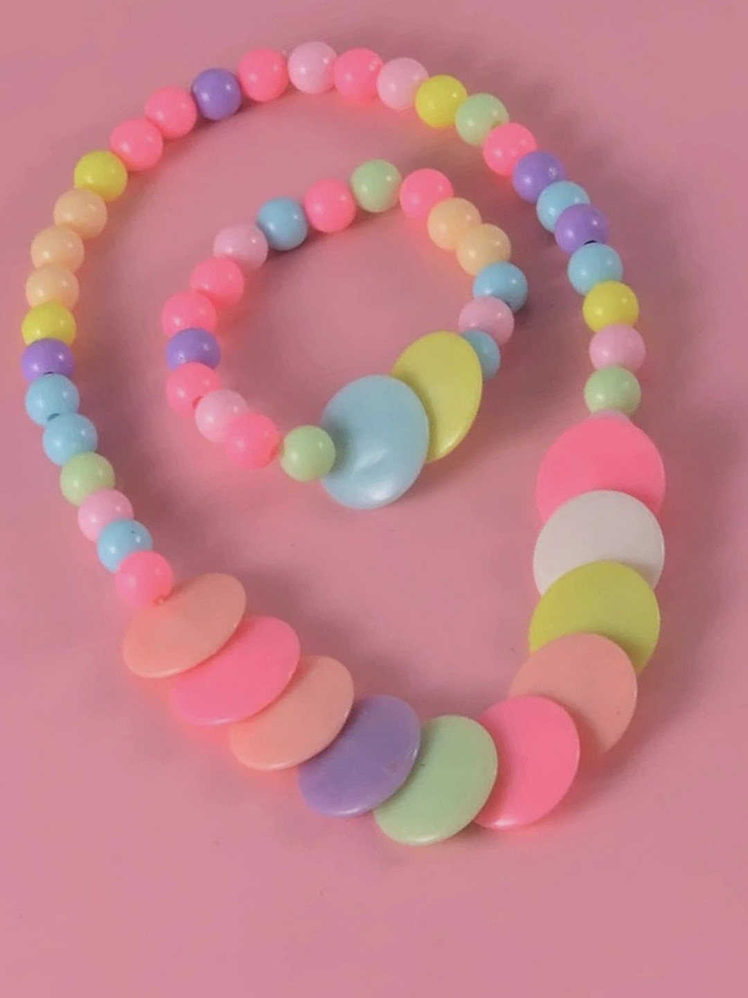 EL REGALO Girls Pink & Purple Jewellery Set