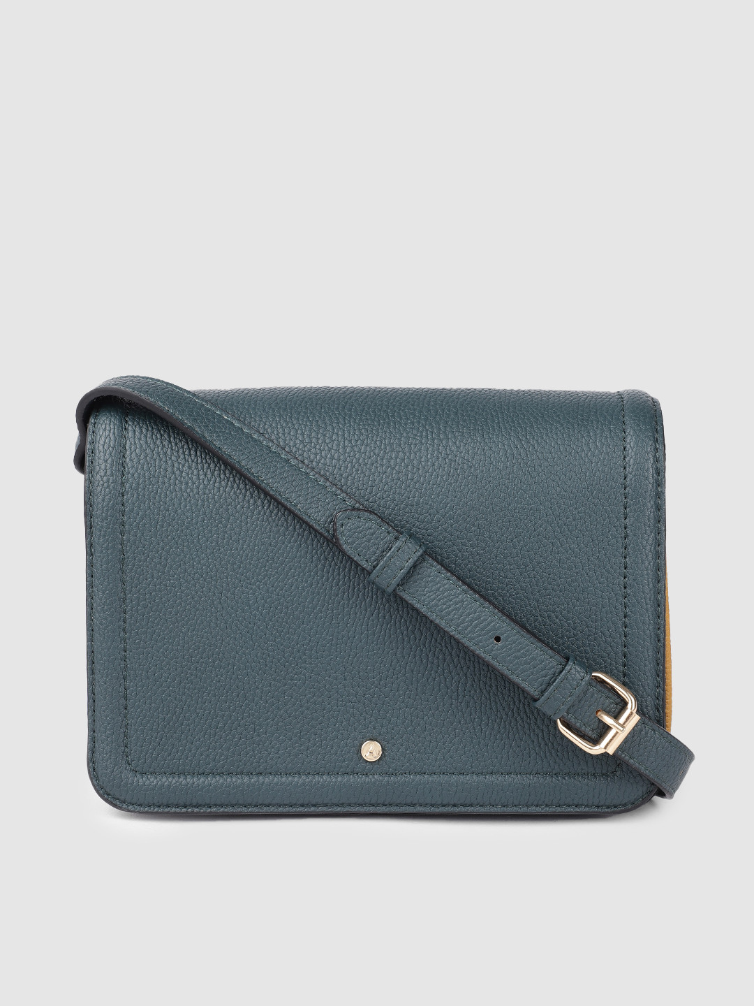 Accessorize London Women Faux Leather Tara Triple Compartment Structured Sling Bag