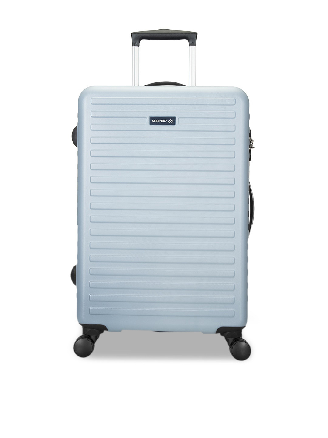 Assembly Silver Hard-sided Large Check-in Trolley Luggage- 85 L