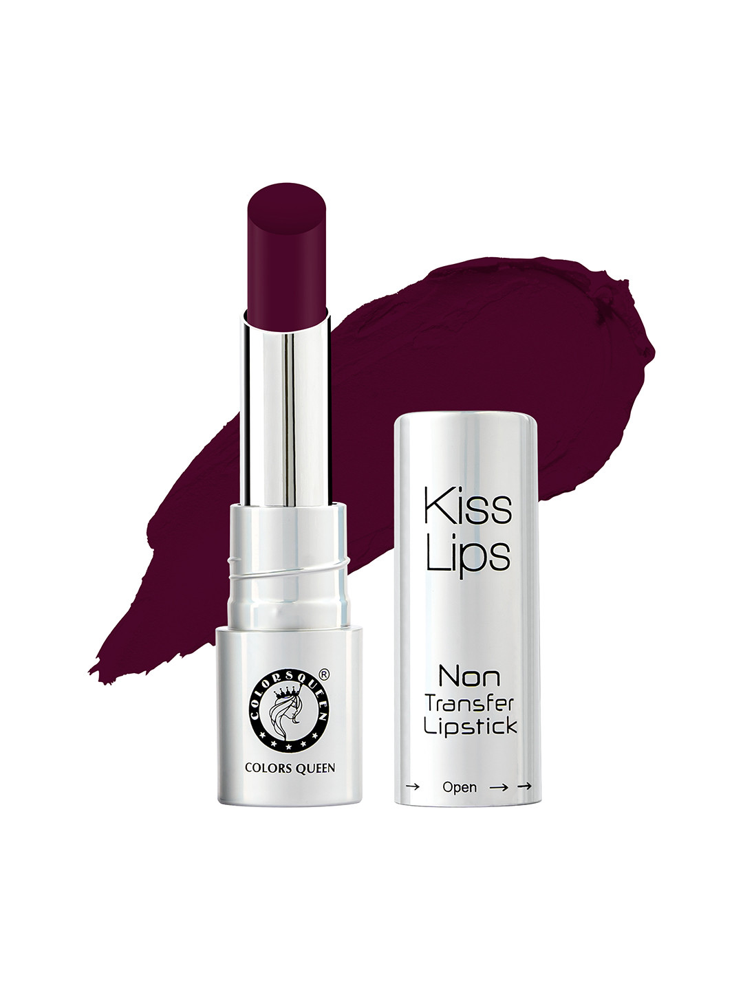 Colors Queen Kiss Lips Non-Transfer Matte Lipstick - Wild Wine