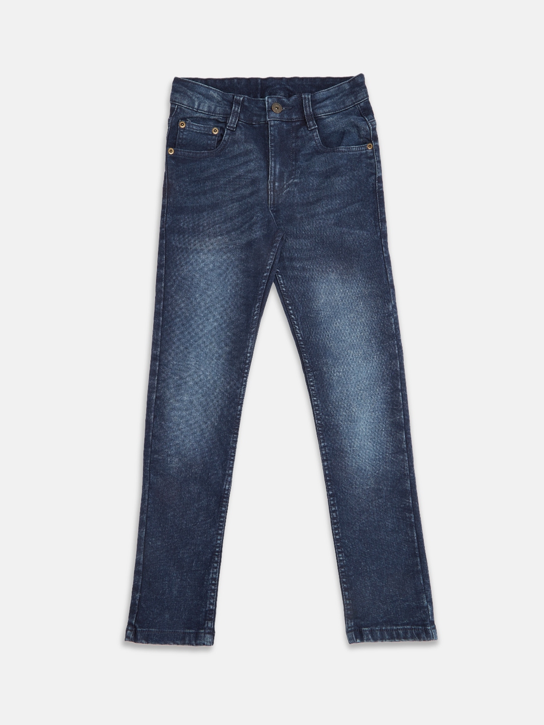 Pantaloons Junior Boys Slim Fit Casual Blue Jeans - Selling Fast