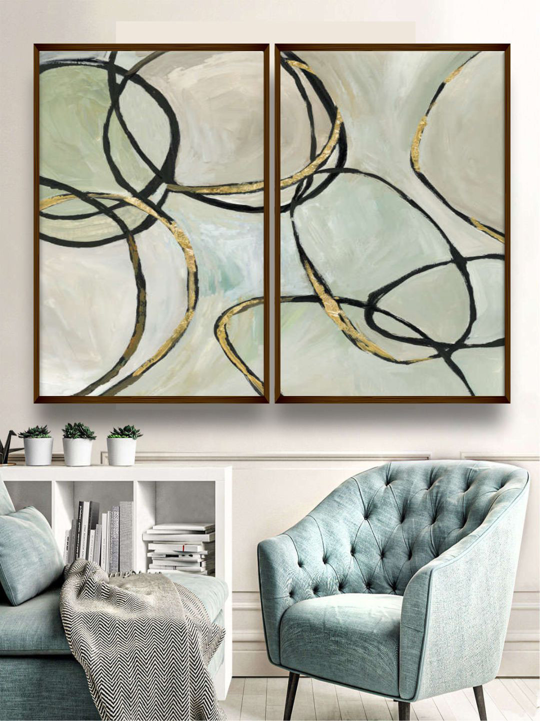 The Art House Set Of 2 Abstract Wall Art