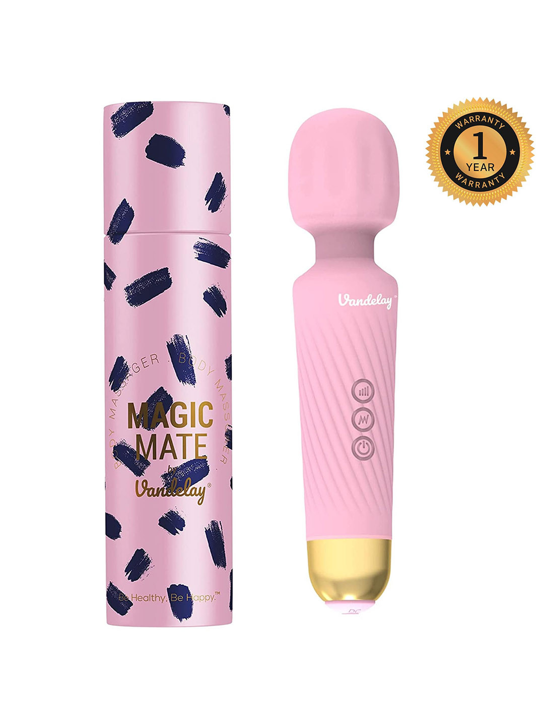 Vandelay Personal Body Massager - Pink