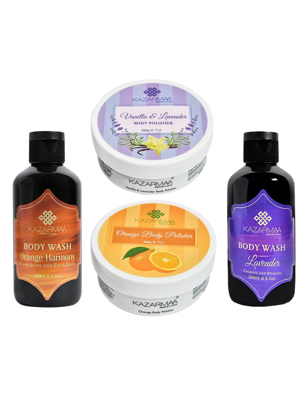 KAZARMAA Combo of 4 Complete Summer Refreshing Body Care Combo