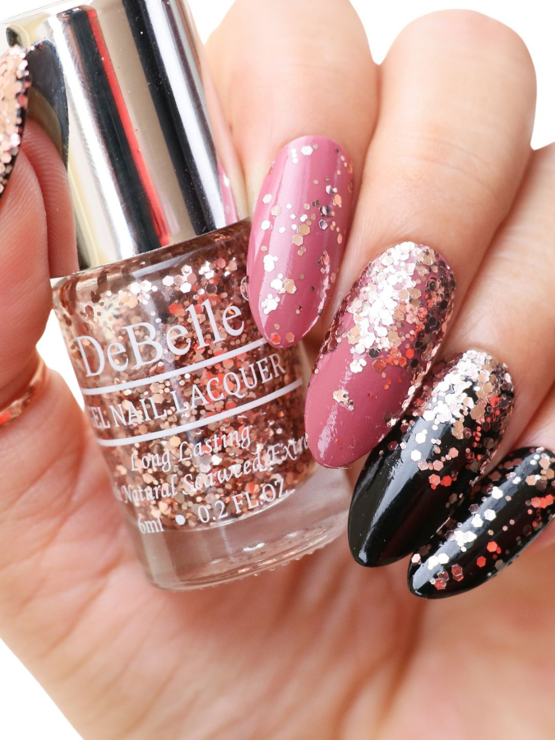 DeBelle Long Lasting Gel Nail Lacquer with Seaweed Extract - Elite Tiffany 6 ml