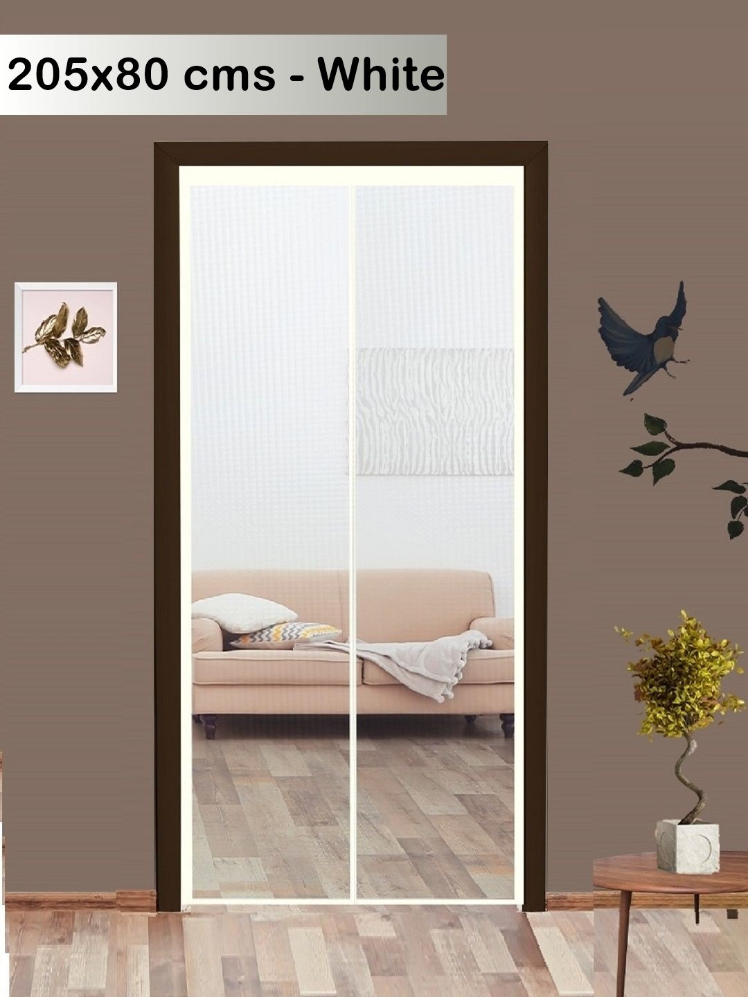 Classic Mosquito Net White Door Mosquito Net