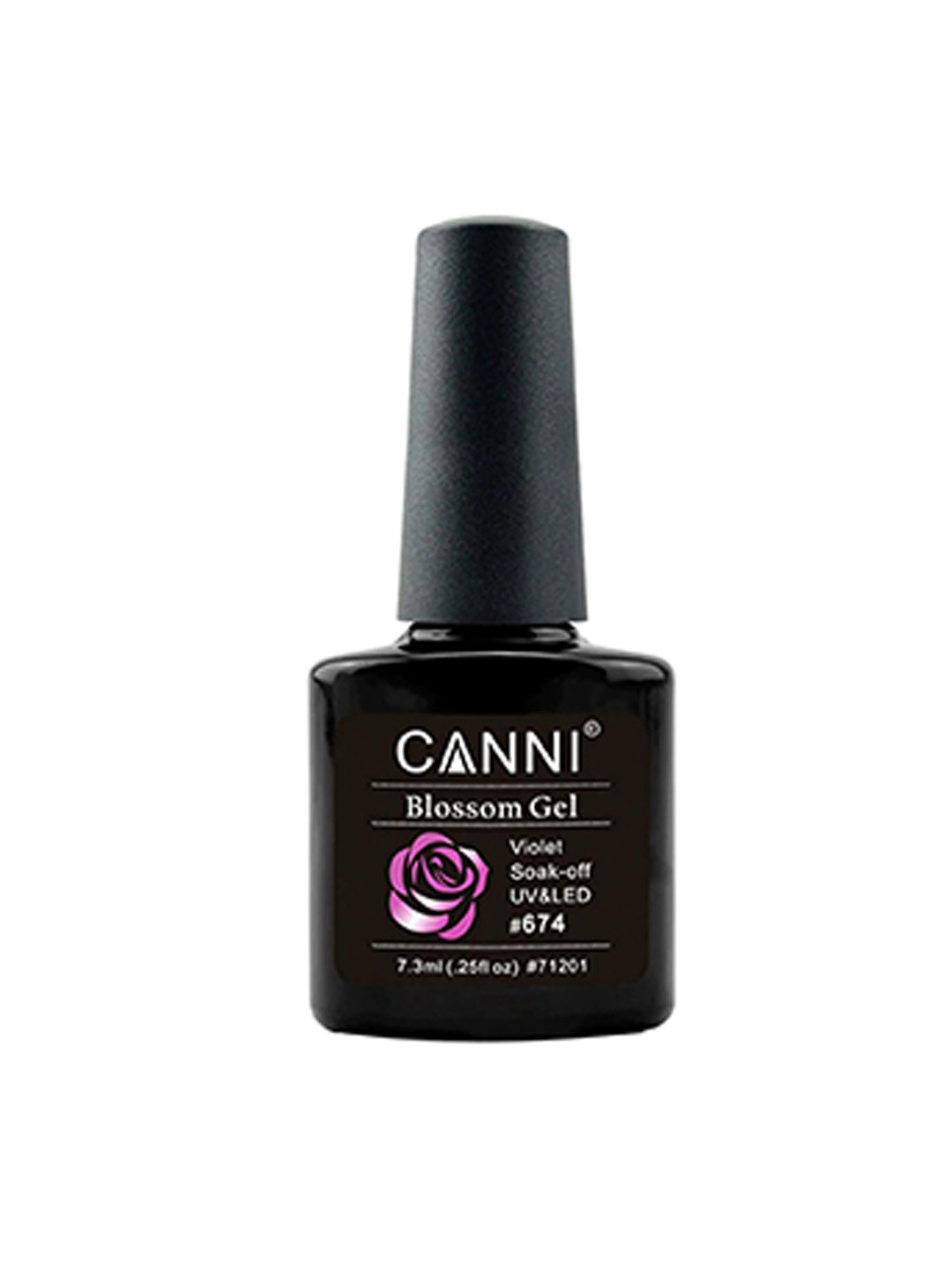 CANNI Blossom Gel Soak Off UV & LED Nail Polish - Violet 674