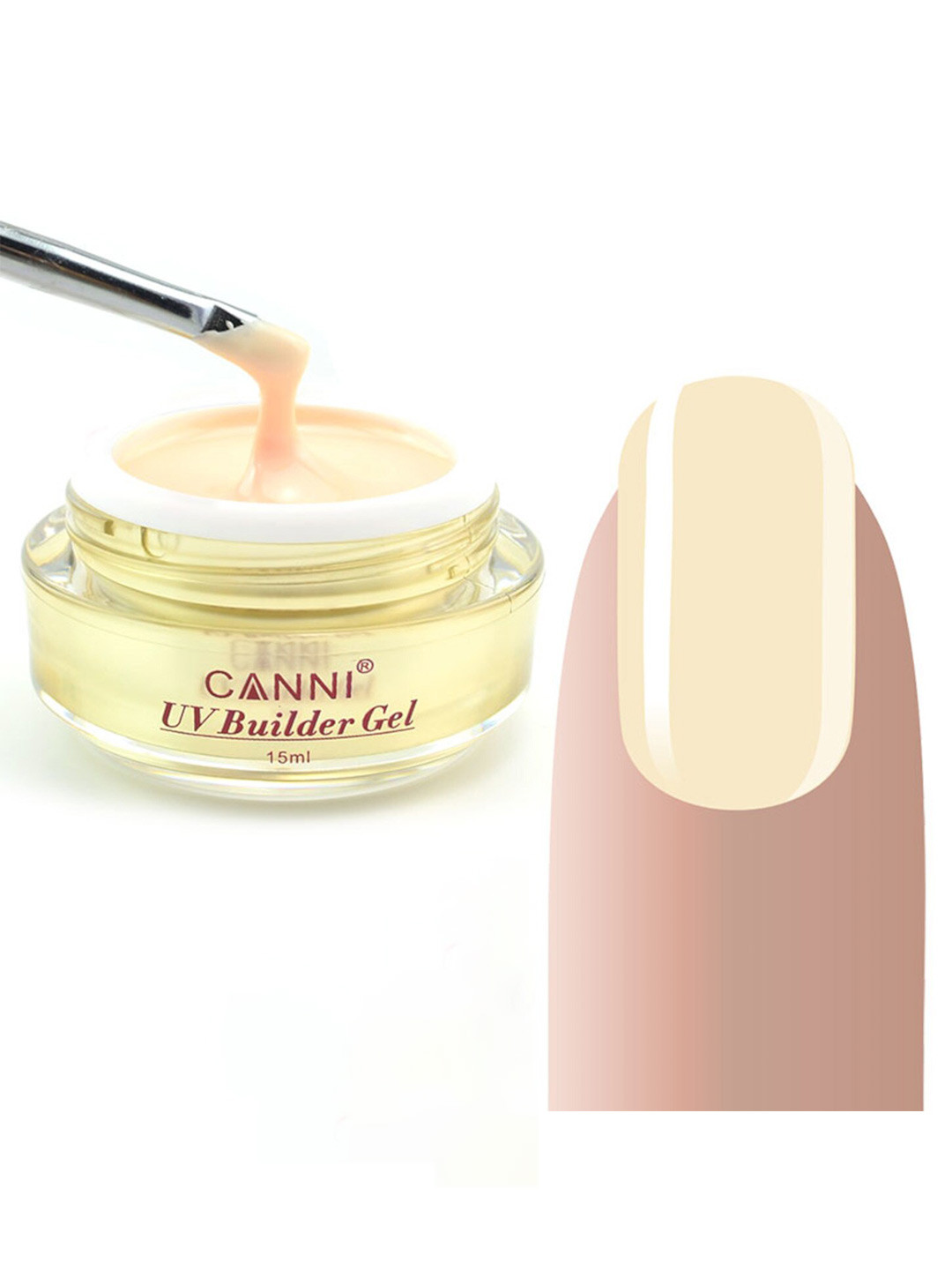 CANNI UV Builder Poly Nail Extension Gel 15ml - Shade BG-312