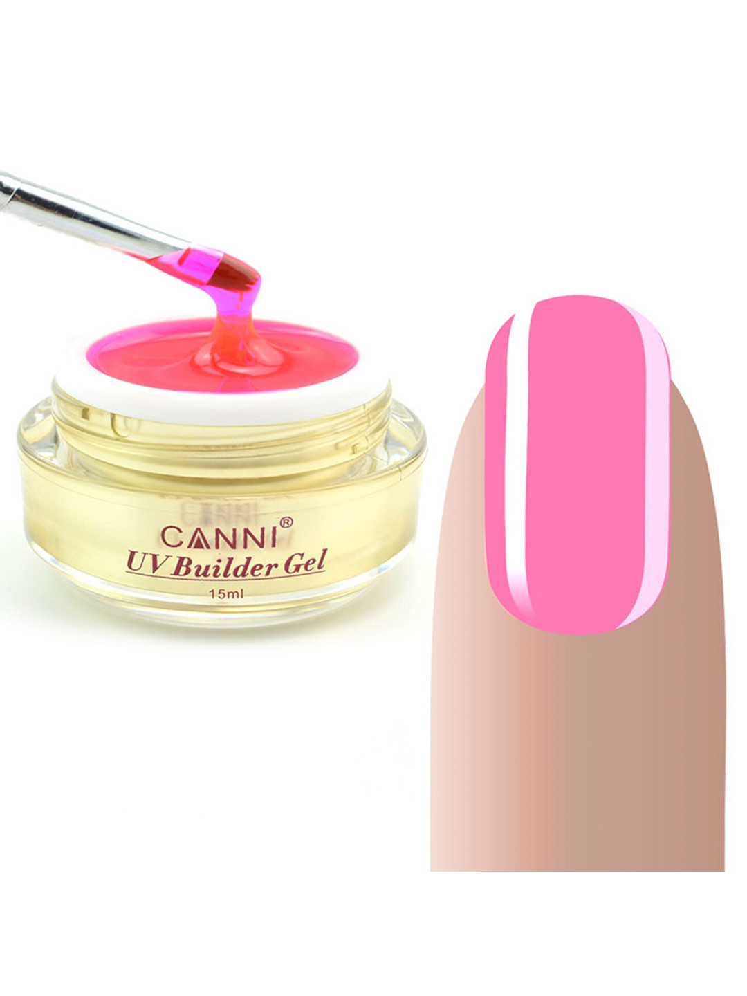CANNI UV Builder Poly Nail Extension Gel 15ml - Shade BG-315