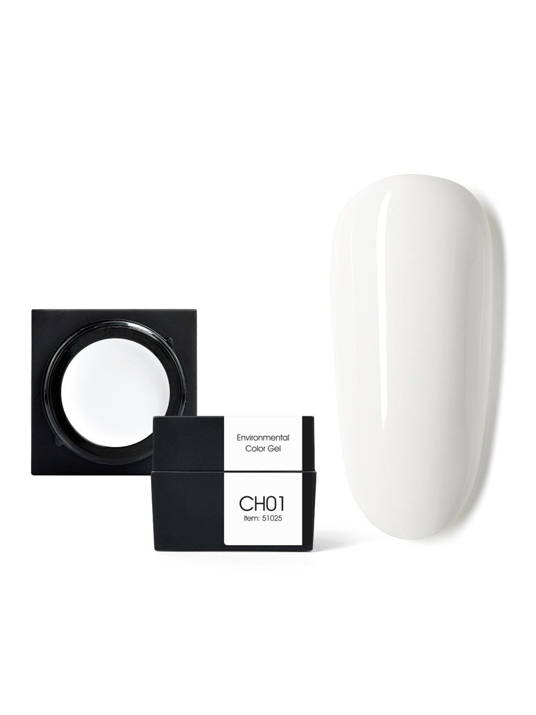 CANNI Semi Permanent Soak Off UV Environmental Color Gel Nail Polish 5 ml - Shade CH01