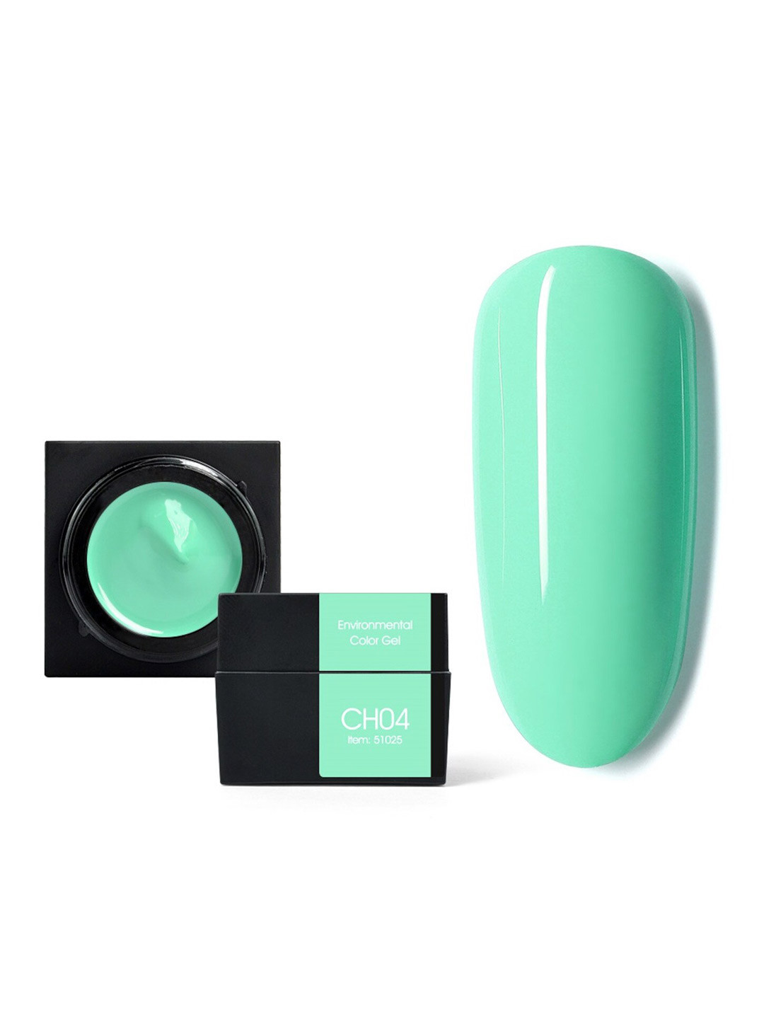 CANNI Semi Permanent Soak Off UV Environmental Color Gel Nail Polish 5 ml - Shade CH04