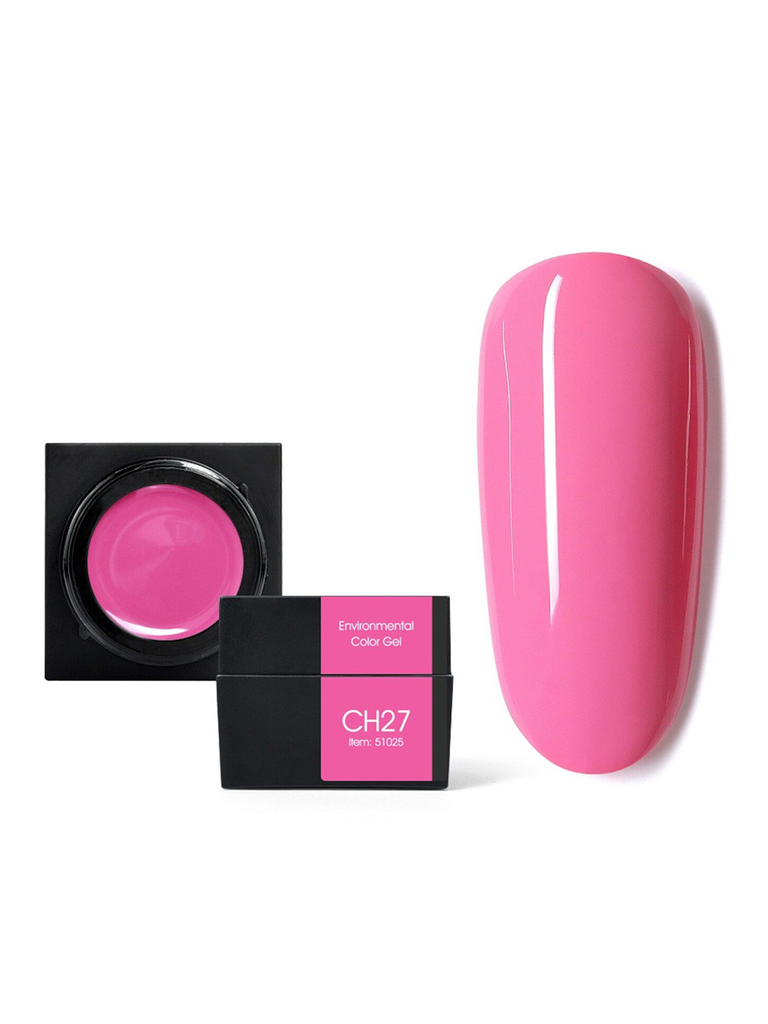 CANNI Semi Permanent Soak Off UV Environmental Color Gel Nail Polish 5 ml - Shade CH27