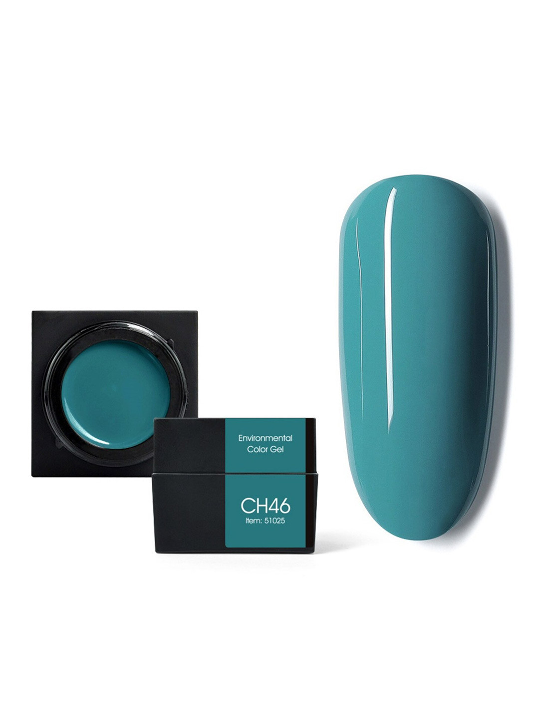 CANNI Semi Permanent Soak Off UV Environmental Color Gel Nail Polish 5 ml - Shade CH46