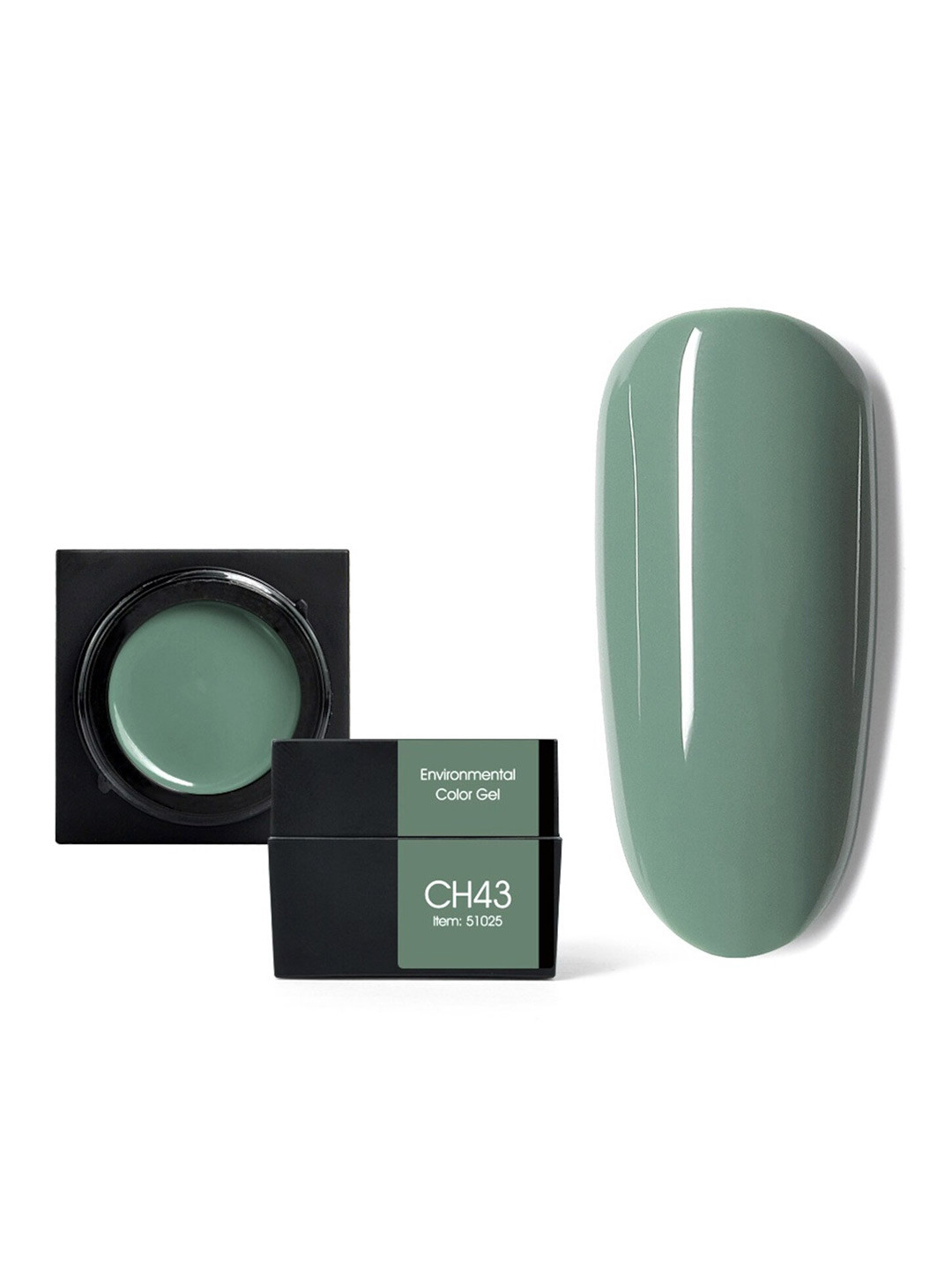 CANNI Semi Permanent Soak Off UV Environmental Color Gel Nail Polish 5 ml - Shade CH43