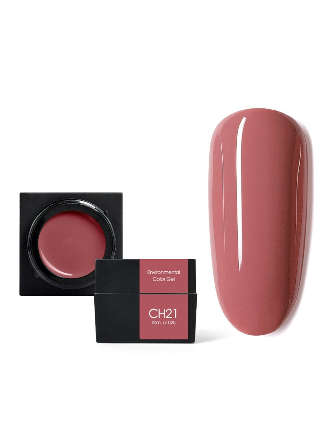 CANNI Semi Permanent Soak Off UV Environmental Color Gel Nail Polish 5 ml - Shade CH21