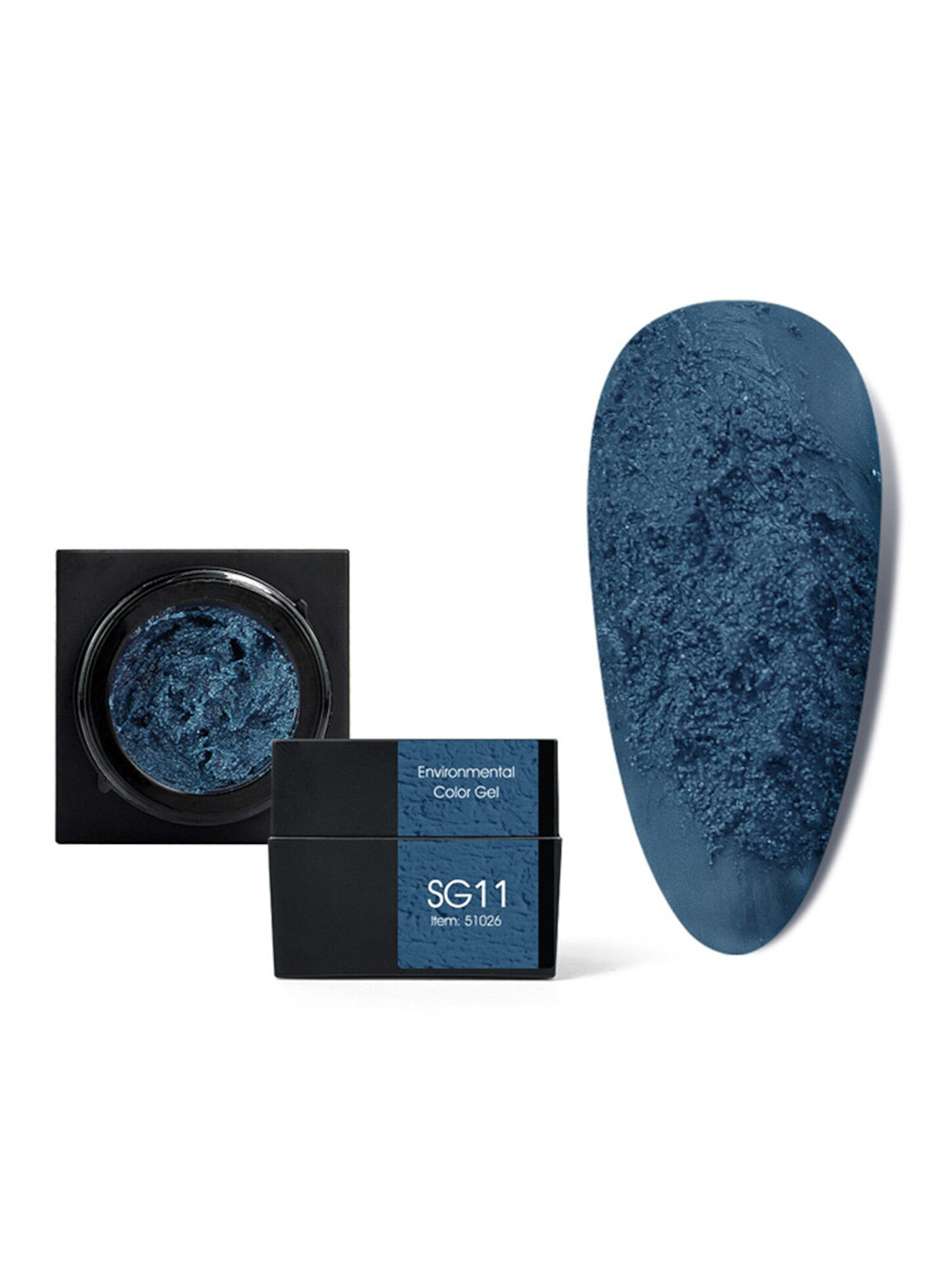 CANNI Gypsum 3D Effect Soak-Off UV-LED Nail Art Decoration Gel - Shade SG11