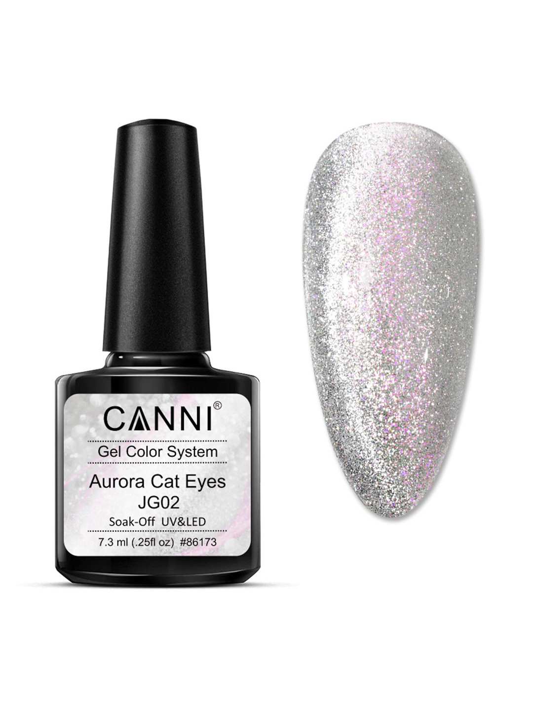 CANNI Aurora Cat Eyes Gel Color Nail Polish 7.3 ml - JG02