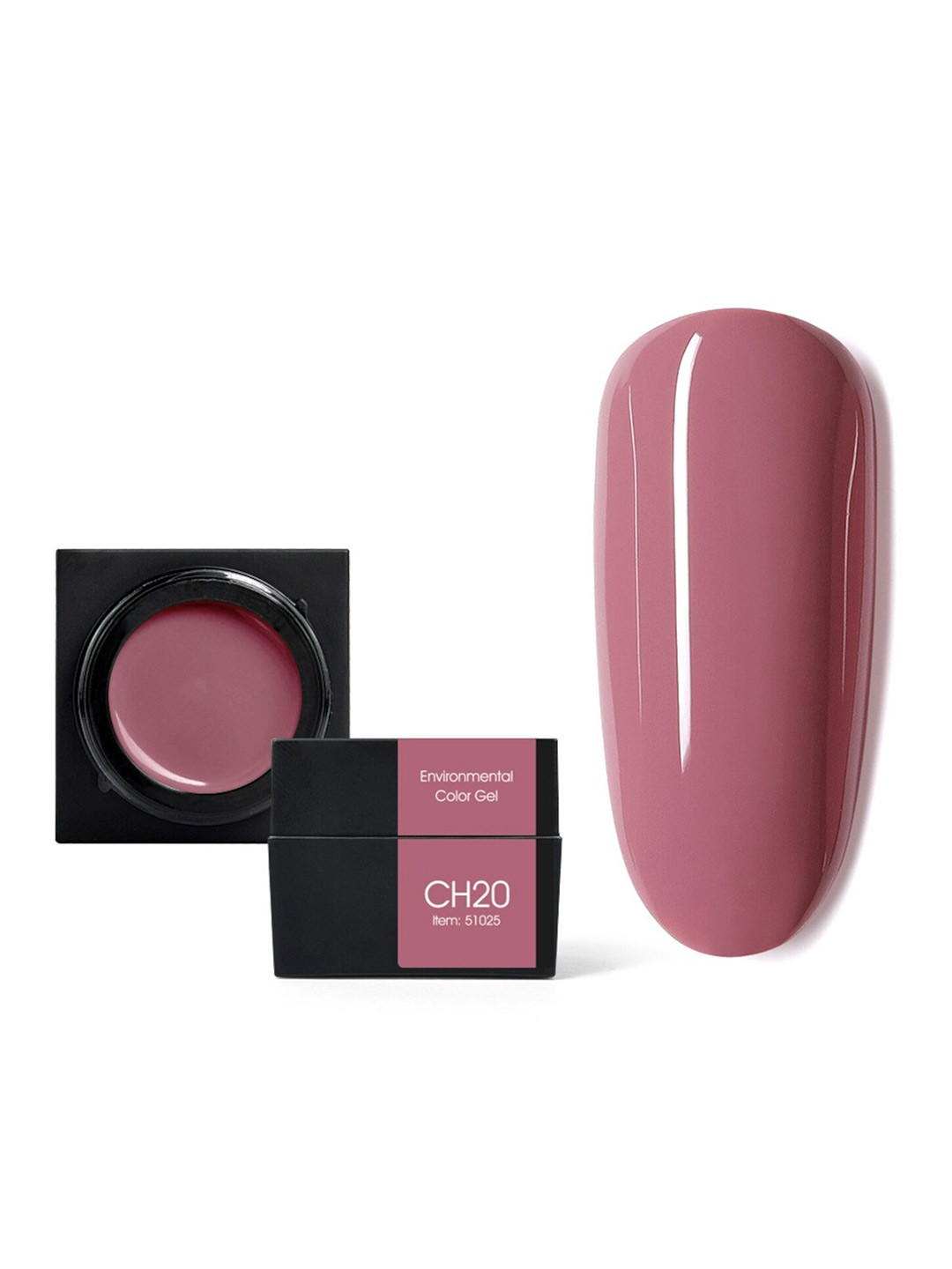 CANNI Semi Permanent Soak Off UV Environmental Color Gel Nail Polish 5 ml - Shade CH20