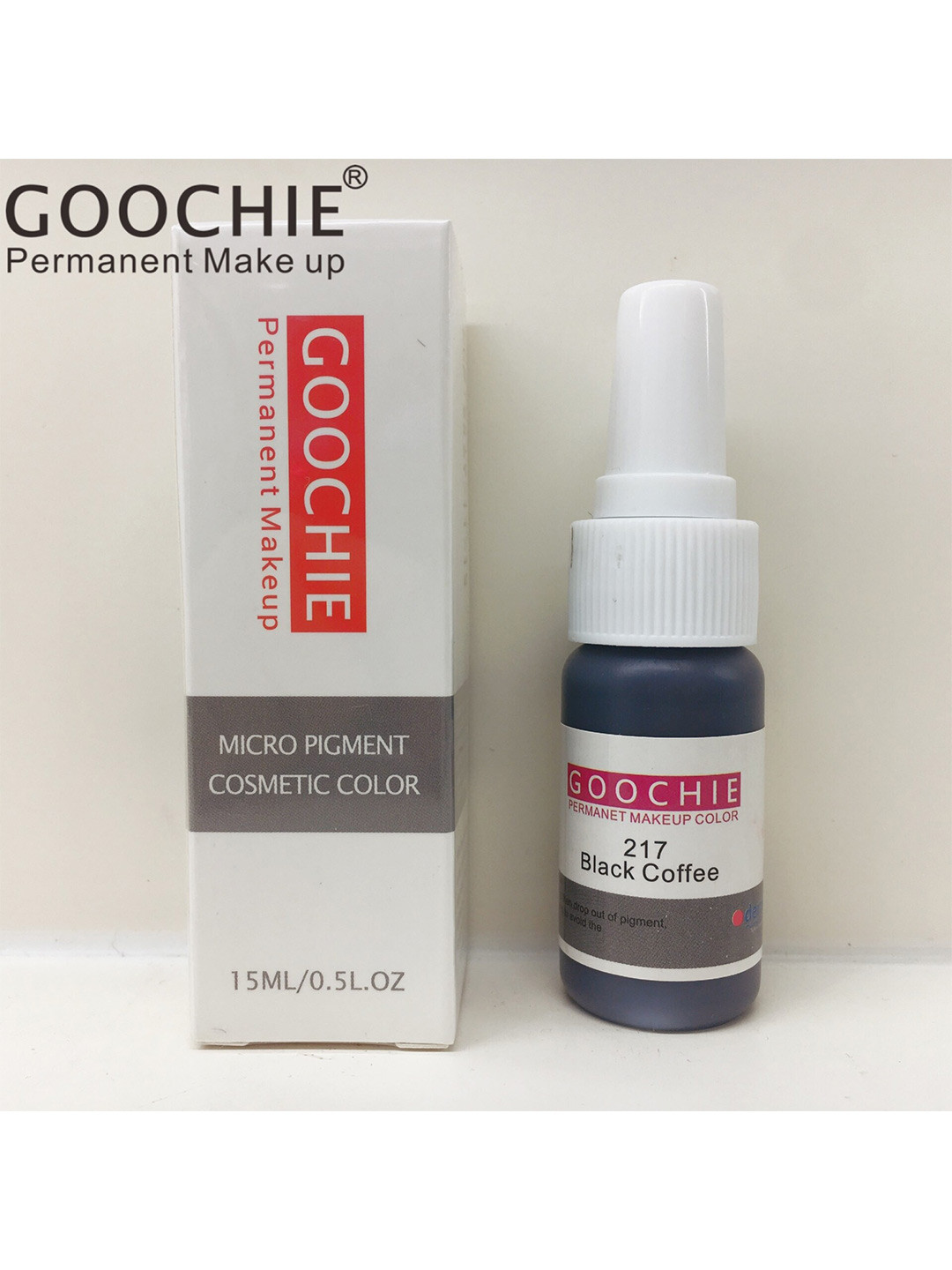 GOOCHIE Permanent Micro-Pigment Eyebrow Enhancer 15 ml - Black Coffee 217