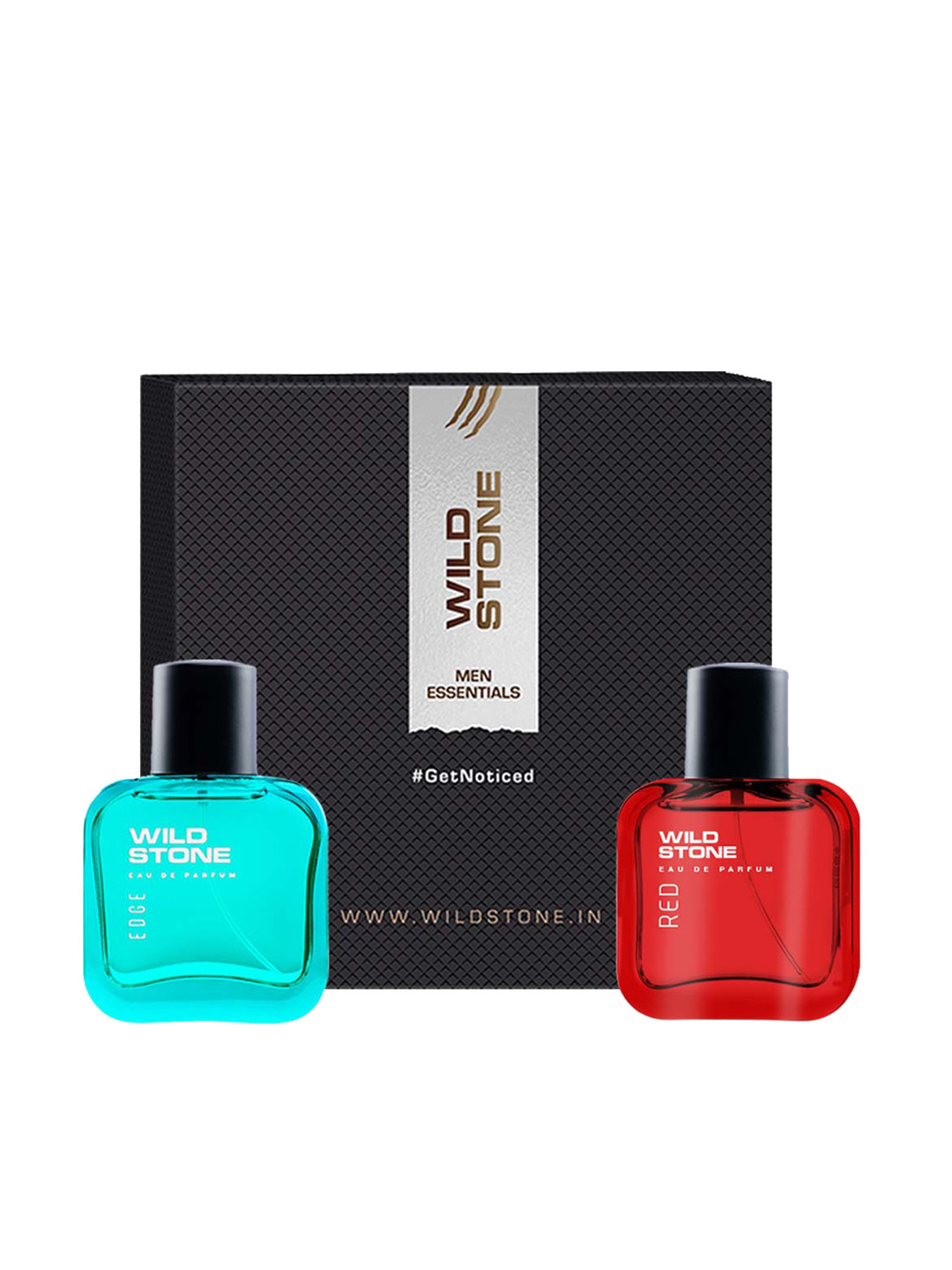 Wild stone Men Set of 2 Long-Lasting Eau de Parfum - Red + Edge - 30ml Each