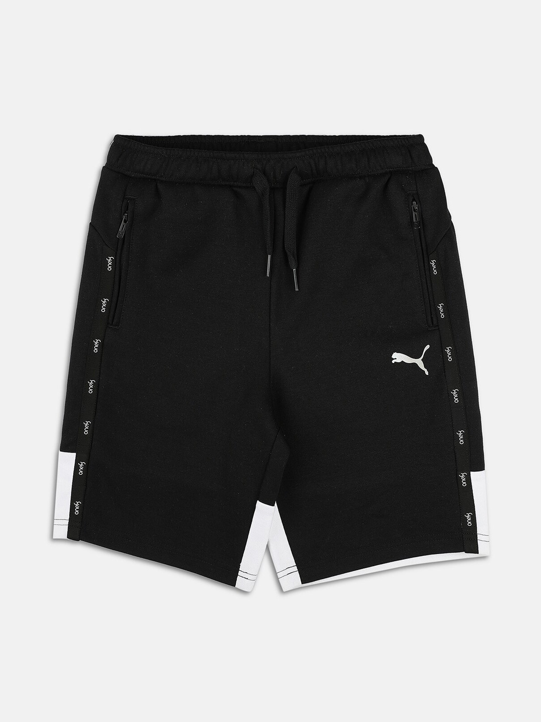 Puma Boys Black Solid one8 Virat Kohli Youth Sweat Pants