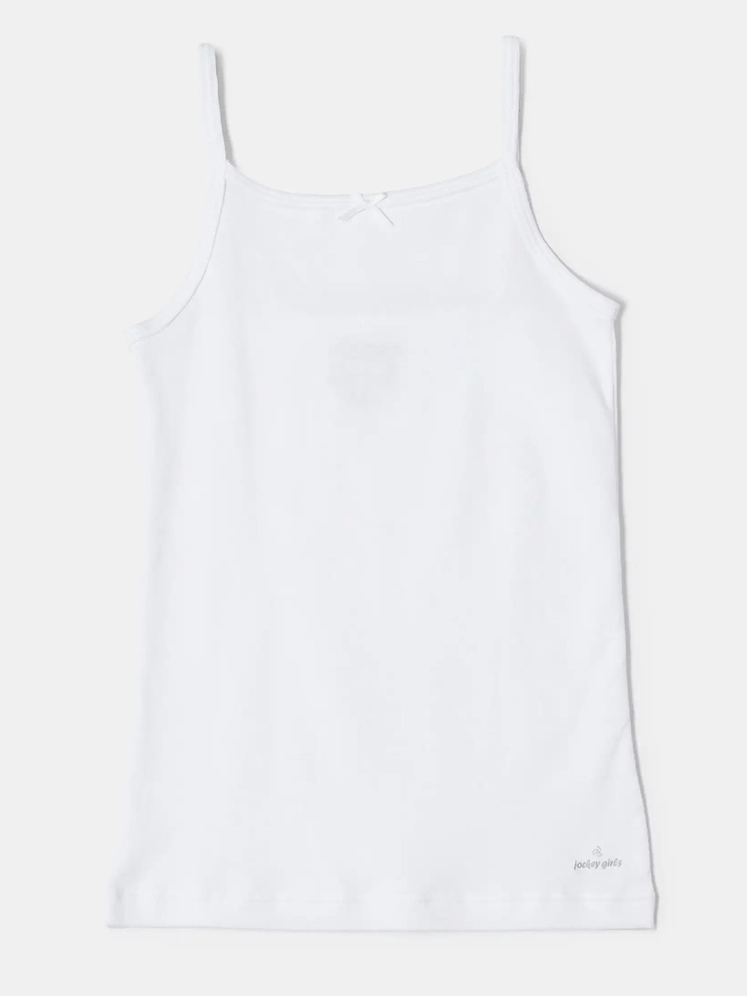 Jockey Girls Super Combed Cotton Solid Camisole with Regular Straps-SG04