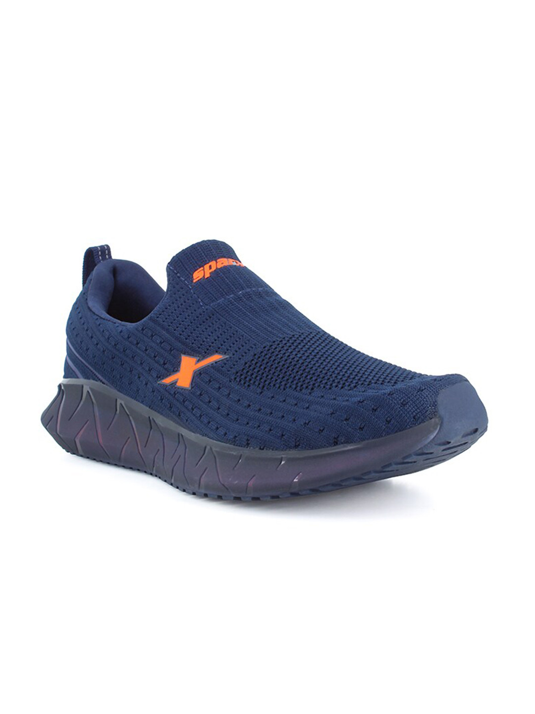 Sparx Men Navy Blue Textile Walking Non-Marking Shoes