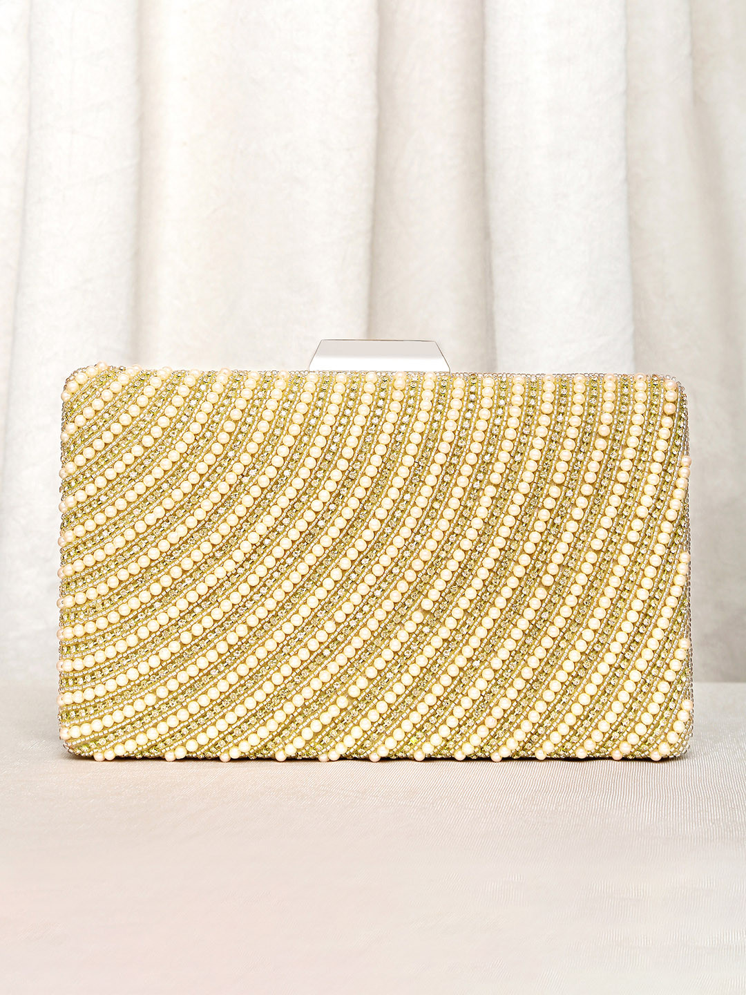 Peora Women Gold Clutches