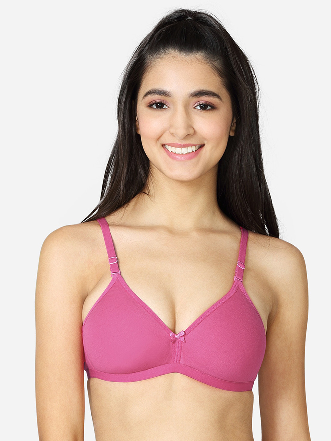 VStar Women Pink Lightly Padded T-Shirt Bra