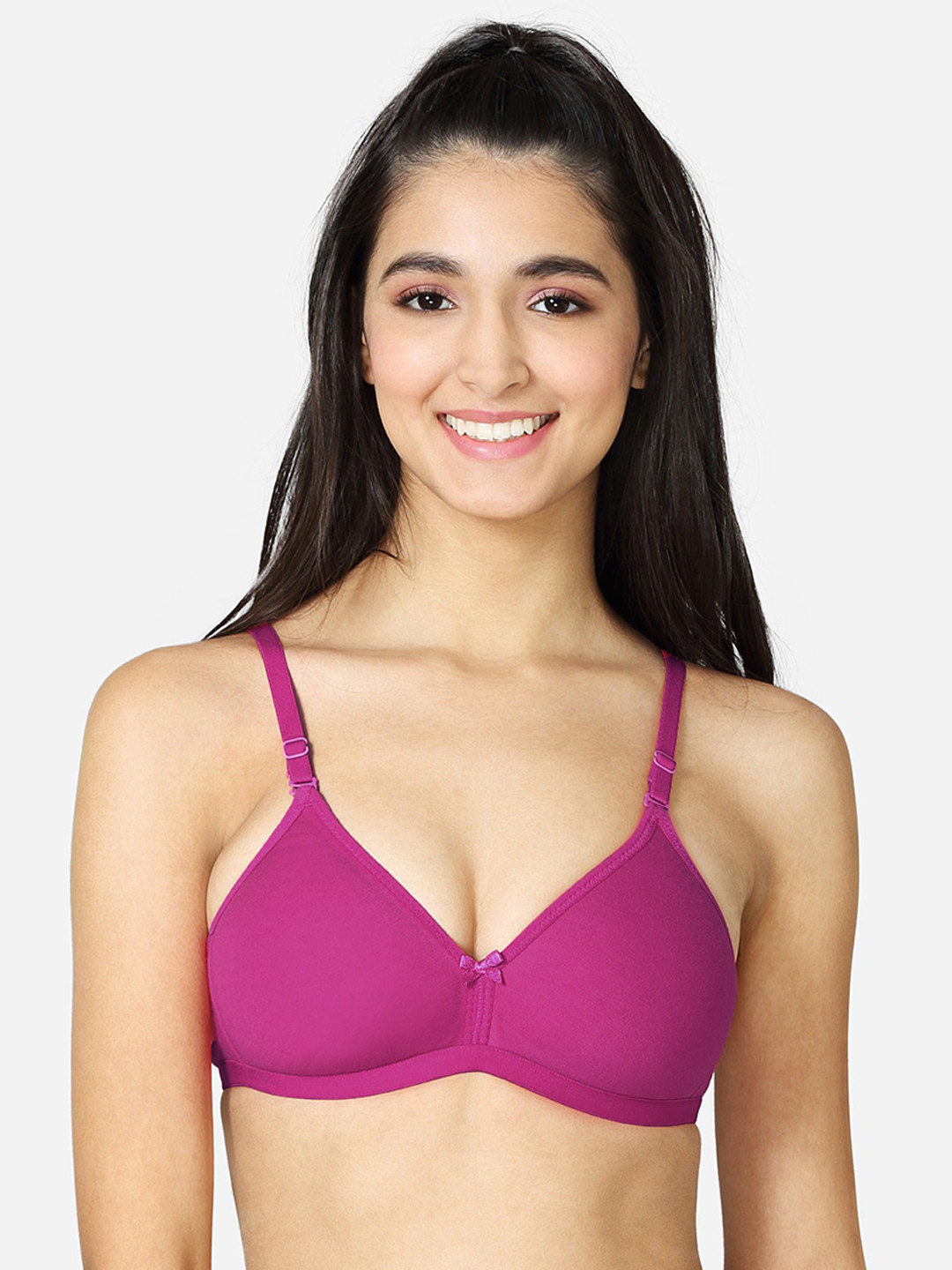 VStar Women Purple Lightly Padded T-Shirts Bra