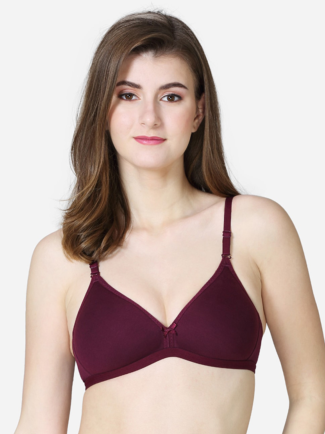 VStar Maroon Bra Lightly Padded