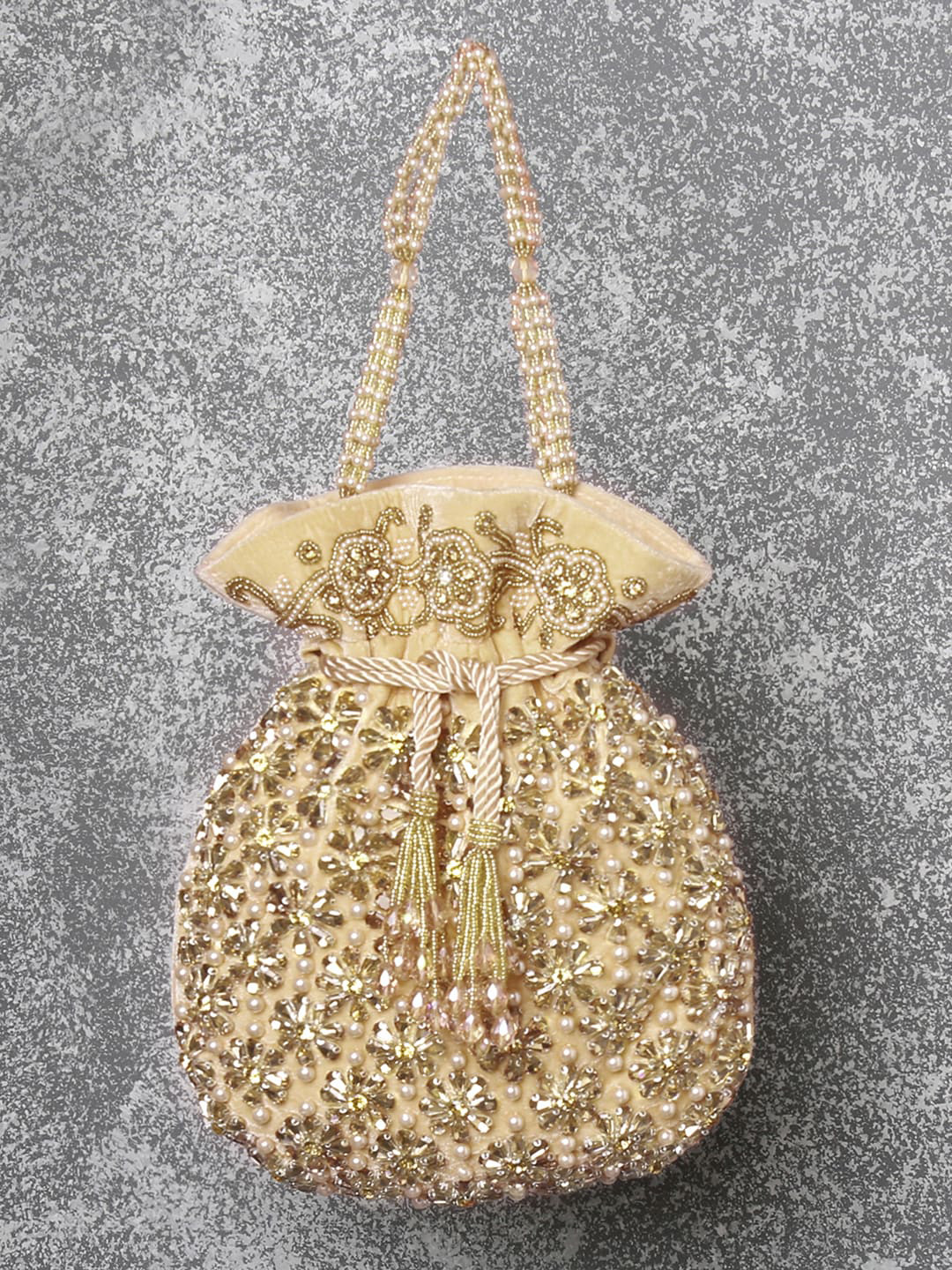 Peora Women Cream Clutches
