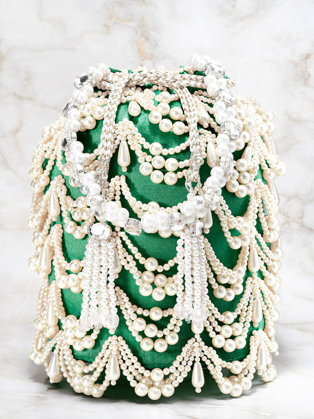 Peora Women Green Clutches