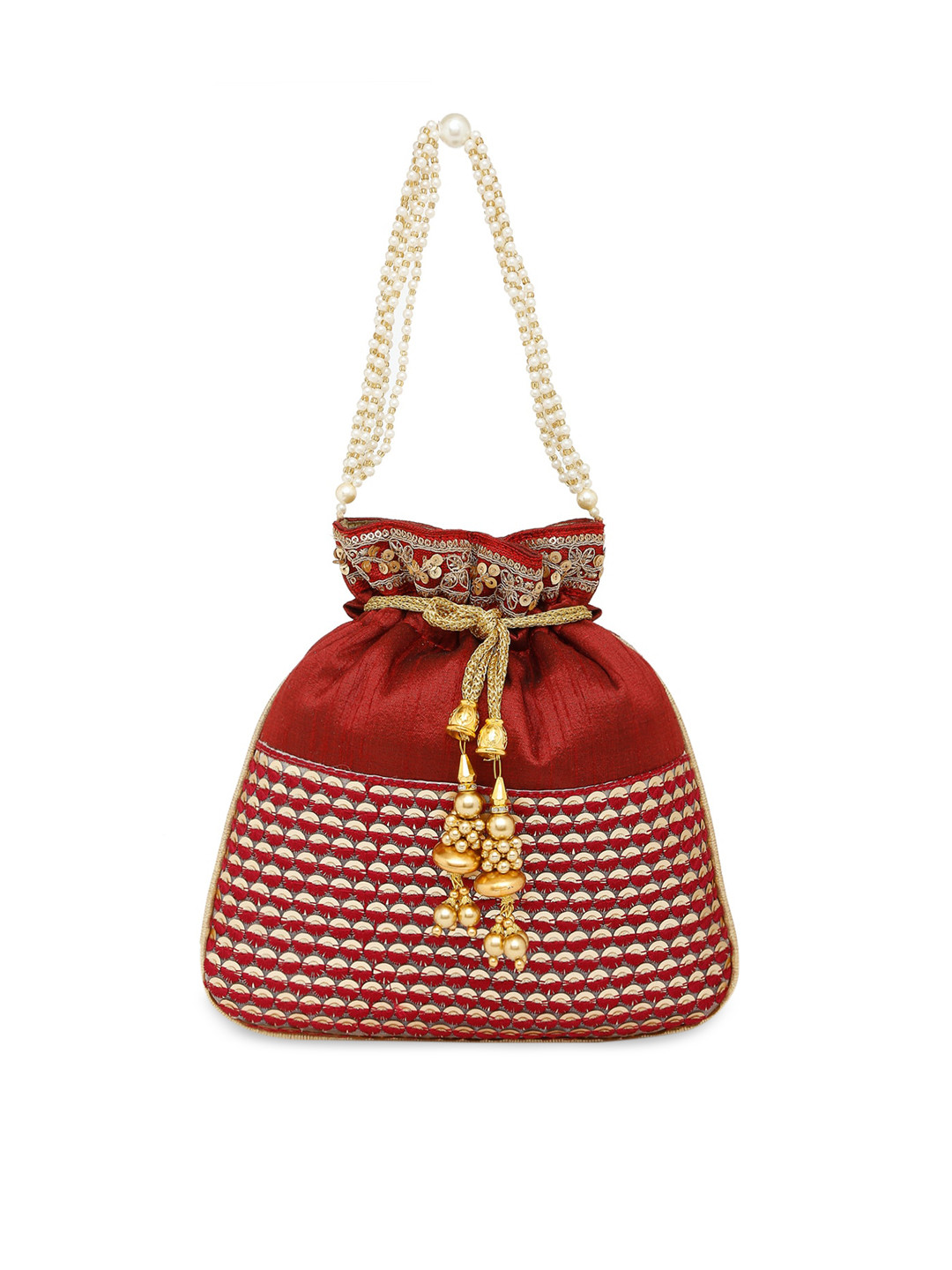 Peora Women Maroon Clutches