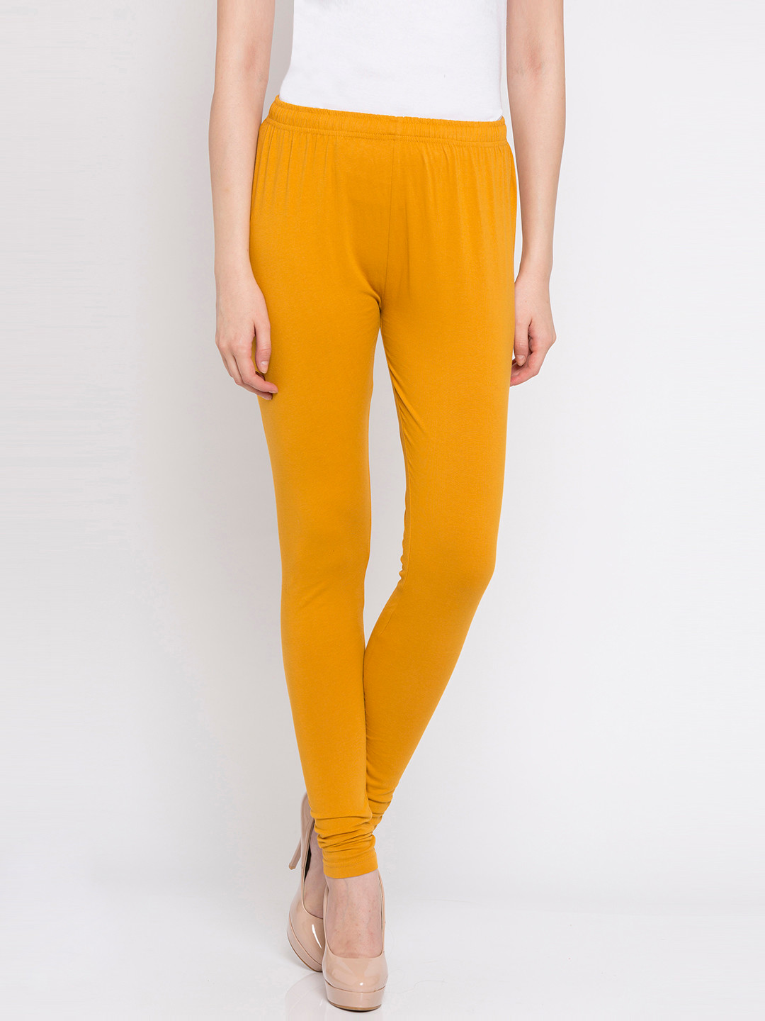 Rangriti Yellow Churidar Leggings