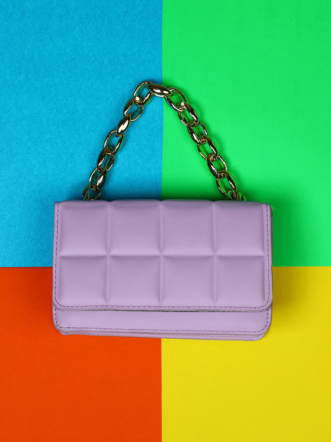 HAUTE SAUCE  Women Purple PU Structured Handbag