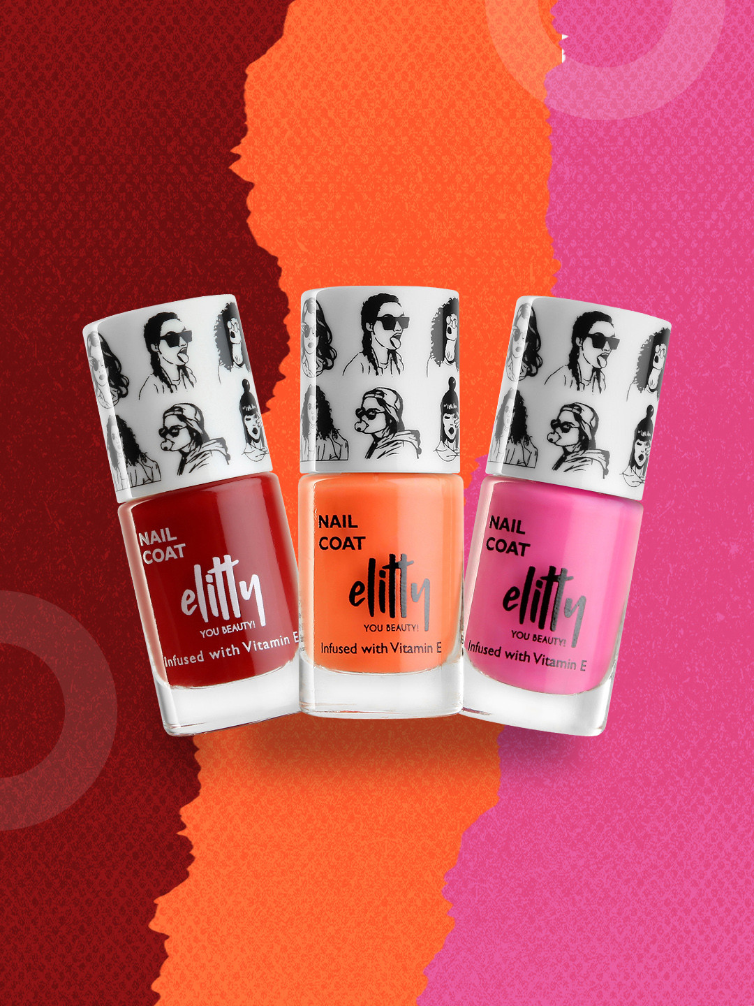 Elitty Teen Girls Mad Over Nails - Viral Nail Paint Combo