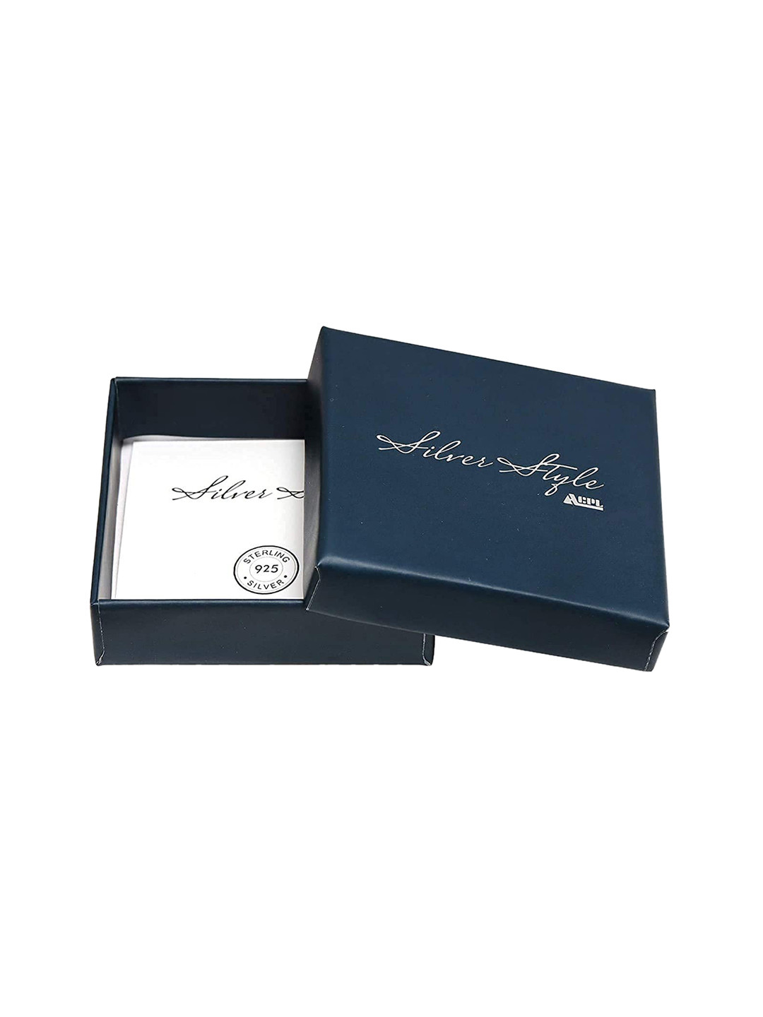 LeCalla 925 Sterling Silver & Blue Stone Studded Toe Rings