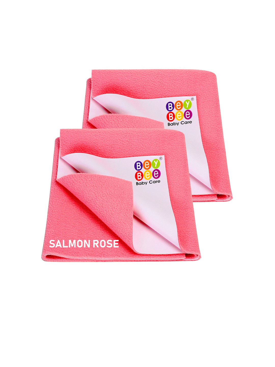 BeyBee Pack Of 2 Assorted Quick Dry Waterproof Cotton Small Size Bed Protector