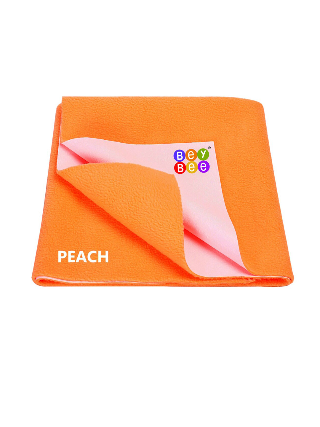 BeyBee Peach Cotton Baby Bed Protecting Mat