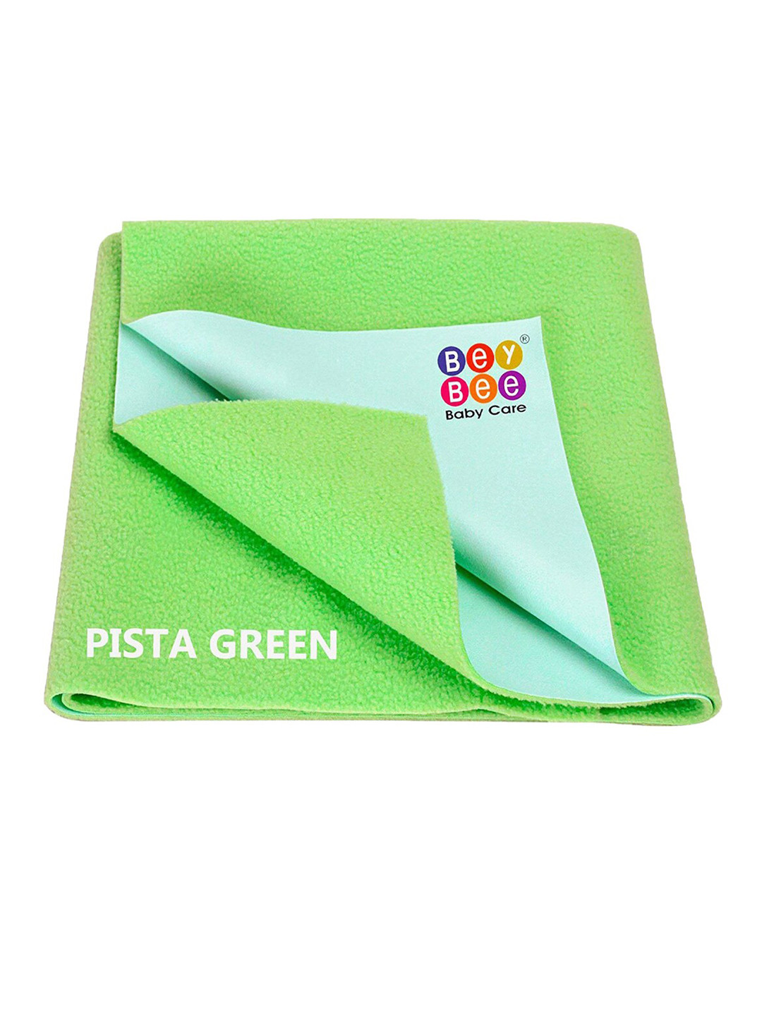 BeyBee Kids Light Green Quick Dry Waterproof Cotton Small Size Bed Protector