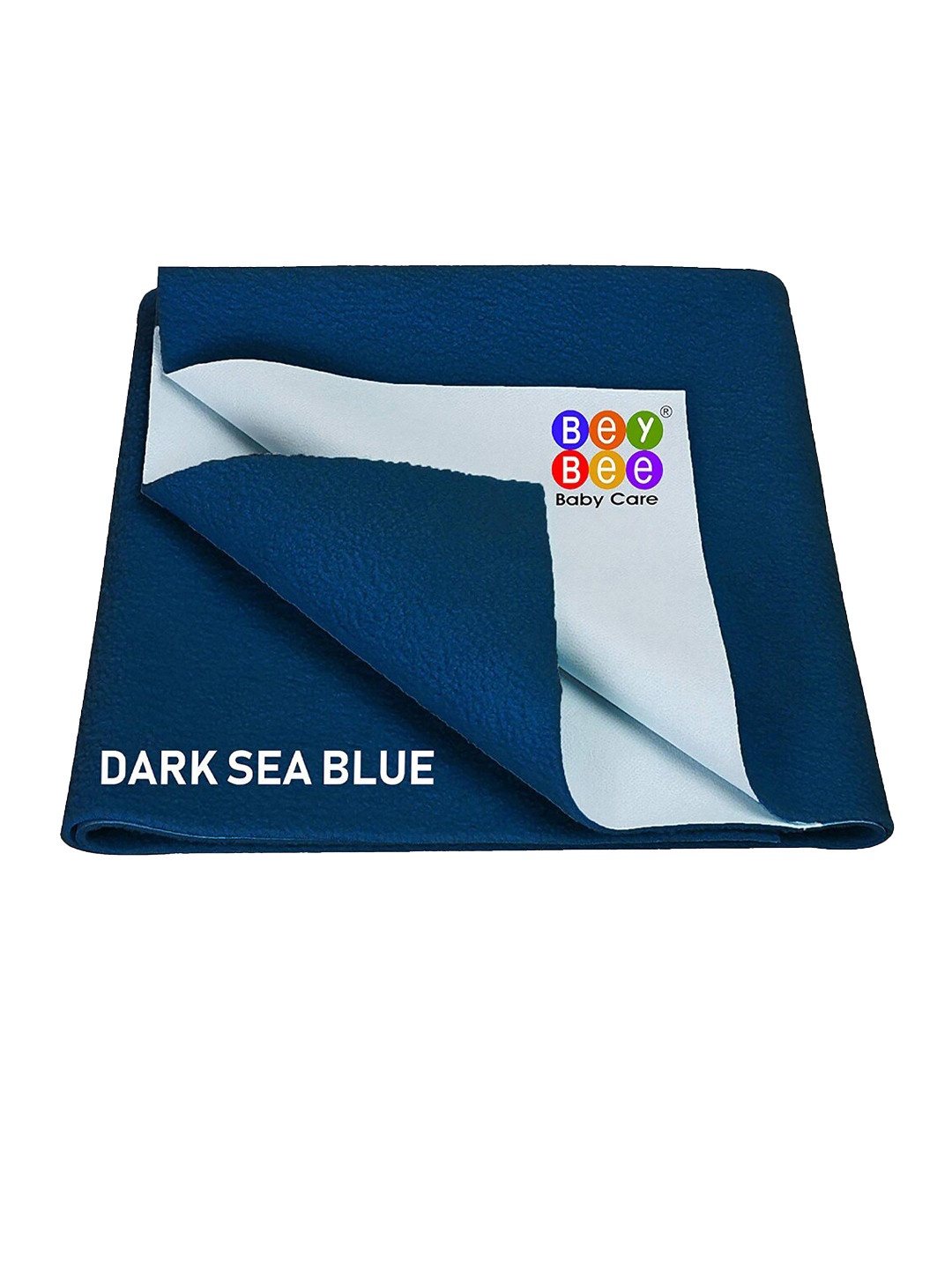 BeyBee Kids Deep Sea Blue Quick Dry Baby Bed Protector Waterproof Mattress