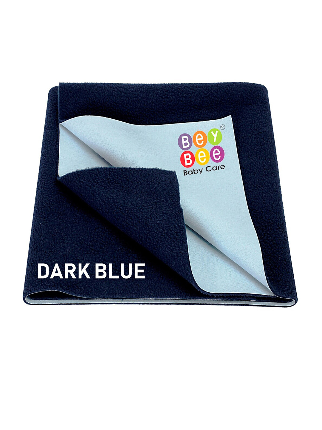 BeyBee Blue Quick Dry Waterproof Cotton Bed Protector