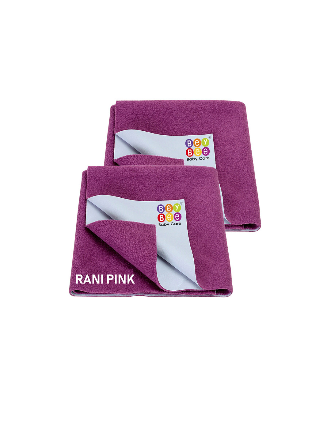 BeyBee Kids Set Of 2 Pink Mattress Protectors