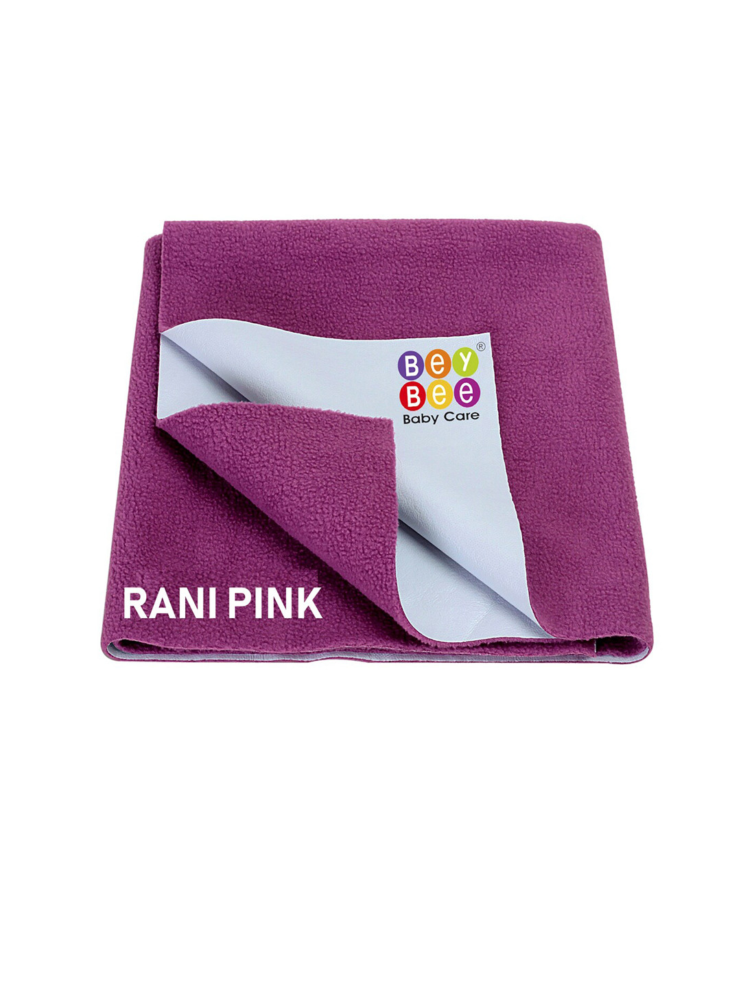 BeyBee Kids Purple Solid Waterproof Dry Sheet Cotton Mattress Protector