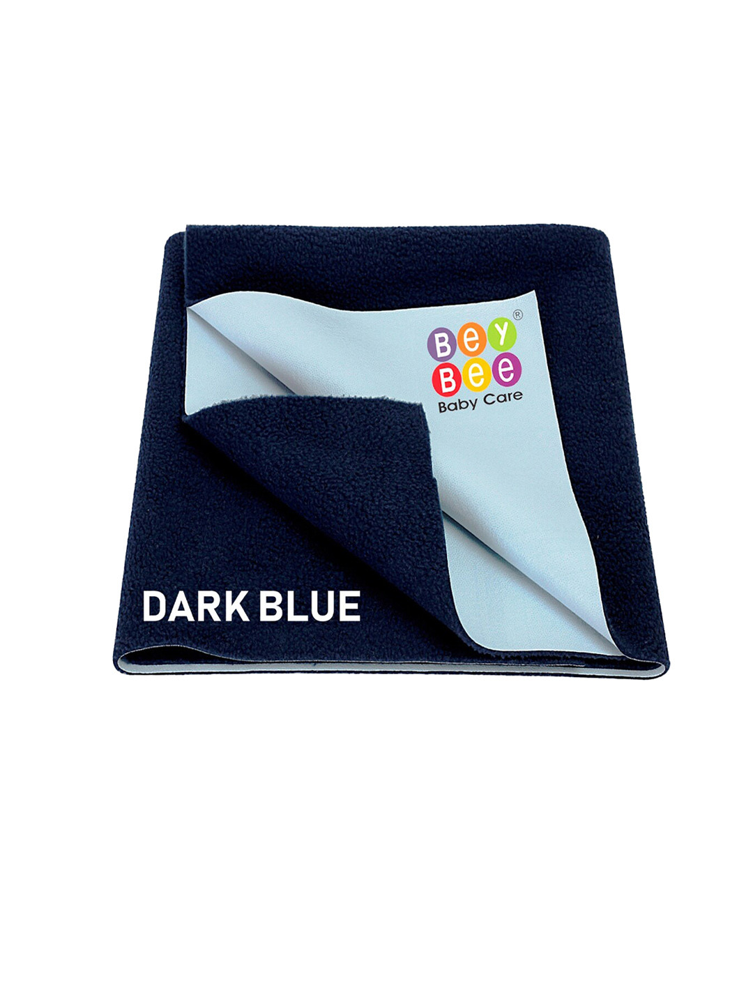 BeyBee Blue Quick Dry Waterproof Cotton Medium Size Bed Protector