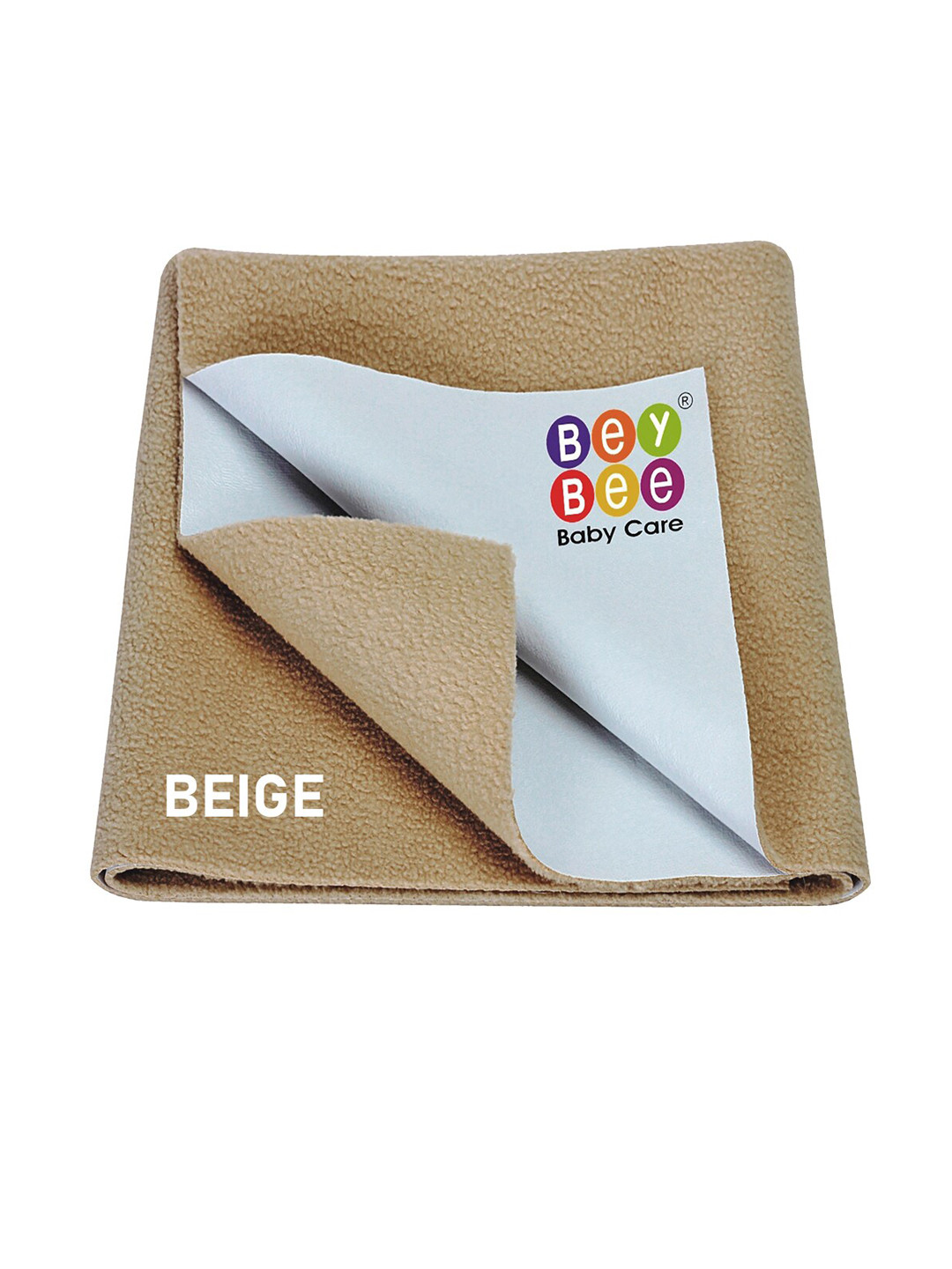 BeyBee Unisex Kids Beige Cotton Water Resistant Bed Protector